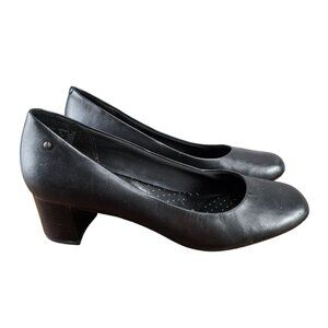Rockport Leather‎ Heels Black Womens Size 10M Pump Shoes